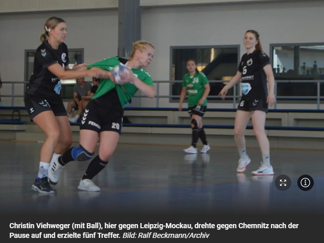 Zwönitzer Handballerinnen schlagen Chemnitz zuhause klar